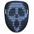Pikkukuva 1 / 11: RGB LED Mask Gesture Face-Changing Glowing Mask Halloween Party Black