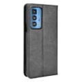 Pikkukuva 10 / 10: Wallet Stand Flip -puhelinkotelo Motorola Edge 20 Prolle - musta Black