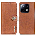 Pikkukuva 1 / 8: KHAZNEH Xiaomi 13 Pro 5G lompakkotelolle - ruskea Brown