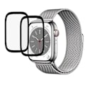 Pikkukuva 4 / 6: Apple Watch Series 8/7 41mm Täysi peittävä Näytönsuoja 2 kpl Transparent