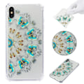 Miniatyrbilde 2 av 5: iPhone XS Max TPU-deksel - Blå og Gull Sommerfugler Multicolor