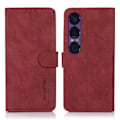 Pikkukuva 1 / 7: KHAZNEH Sony Xperia 1 VII Case lompakkokotelolle Shell Phone Case Red