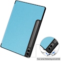 Pikkukuva 4 / 7: Kolmen taittotelineen älykotelo Samsung Galaxy Tab S10+ (S10 Plus) -puhelimelle Light blue