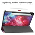 Pikkukuva 6 / 8: Samsung Galaxy Tab S10 Lite / S10 FE / S9 FE Kotelo Kuvioilla ja Jalustalla - Galaxy Multicolor