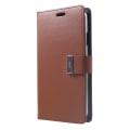 Miniatyrbilde 5 av 5: Mercury GOOSPERY Rich Diary til iPhone XS Max - Brun Brown