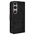 Pikkukuva 3 / 7: Lompakkoteline Käännettävä Puhelinkotelo Xperia 1 VI - Musta Black