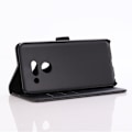 Miniatyrbillede 3 af 5: Crazy Horse Texture Retro Flip Taske til LG G8 ThinQ - Sort Black