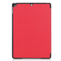 Miniatyrbillede 5 af 8: Apple iPad 10.2 2021/2020/2019 Trifoldet Stand Tablet-Taske - Rød Red