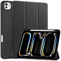 Miniatyrbillede 1 af 6: Til iPad Pro 11 (2024) Etui Tre-fold Stativ Tablet Cover med Pen Holder - Sort Black