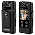 Miniatyrbillede 1 af 10: 1,3" skærm bærbar optager 4K Ultra HD infrarød nattesyn Black