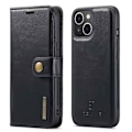 Miniatyrbild 1 av 11: iPhone 14 DG.MING 2 i 1 Plånboksfodral Svart