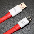 Miniatyrbilde 5 av 9: ONEPLUS 150cm DashCharge Type-C flatkabel 4A USB hurtigladekabel Red