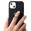 Pikkukuva 5 / 5: iPhone 13 Mini Finger Ring TPU Hybrid Case Kickstand Wine red