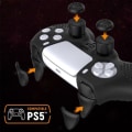 Miniatyrbild 3 av 8: Playstation 5 PS5 Kontroll Skydd + Rocker Cap Cover Trigger Key Svart