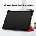 Pikkukuva 4 / 9: Apple iPad mini 6 (2021) Tablet Case Cover Wake / Sleep - Red Red