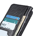 Miniatyrbillede 7 af 9: Crazy Horse Pung Standetui til Samsung Galaxy A21s - Sort Black