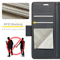 Pikkukuva 3 / 8: CASEME Retro Lompakkokotelo Pixel 8a Black