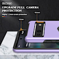 Pikkukuva 6 / 7: Google Pixel 8a sormenrengasjalustan hybridikotelo Purple