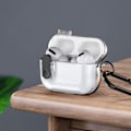 Pikkukuva 6 / 11: AirPods 4 -kotelolle DUX DUCIS PC+TPU Bluetooth-kotelo / kuori koukulla - Läpinäkyvä Transparent