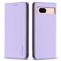 Miniatyrbillede 1 af 6: BINFEN COLOR Til Google Pixel 8a Etui PU Læder Telefoncover Purple
