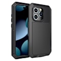 Pikkukuva 1 / 7: iPhone 15 Pro Max Heavy Duty Robust -hybridikotelo Shell + karkaistu lasi Black