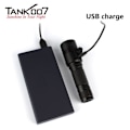 Pikkukuva 2 / 6: TANK007 UC16 700 Lumens USB Rechargeable Flashlight Black