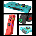 Miniatyrbild 4 av 9: Kompatibel med Nintendo Switch Joy-Con Controller Bluetooth Gamepad - Röd+Blå Blå