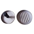 Pikkukuva 6 / 8: Hamburger Press + 100 kpl Patty Papers Meat Beef Burger Maker Silver