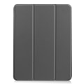 Miniatyrbillede 4 af 11: Til iPad Air 11 (2024) Etui Tre-fold Stativ Tablet Cover med Pen Holder Grey