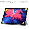 Pikkukuva 8 / 8: Tri-fold Stand Cover for Lenovo Tab P11 / P11 Plus- Butterfly Multicolor