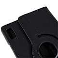 Miniatyrbillede 6 af 11: Litchi Taske Roterende Stativ Lenovo Tab M9 Black