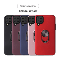 Pikkukuva 6 / 9: Samsung Galaxy A12 Ring Kickstand Soft Hybrid Case with Metal Sheet Black