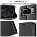 Pikkukuva 7 / 8: LC.IMEEKE Lompakkokotelo Pixel 8 Pro - Musta Black