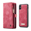 Miniatyrbillede 1 af 8: CASEME Detachable 2-in-1 Multi-slot Case for iPhone X / XS - Red Red