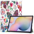 Miniatyrbilde 1 av 9: Slim Fit Dekseldeksel Til Samsung Galaxy Tab S7 Plus/S8+ - Sommerfugler Multicolor
