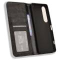 Miniatyrbillede 4 af 6: Wallet Stand Flip-telefonetui til Xperia 1 VI - Sort Black