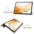 Pikkukuva 6 / 9: Kolmen taittotelineen älykotelo Samsung Galaxy Tab S10+ (S10 Plus) -puhelimelle Multicolor