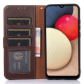 Miniatyrbilde 2 av 7: KHAZNEH Lommebok-deksel til Samsung Galaxy S25/S24 - Brun/Blå Brown