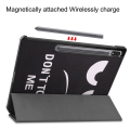 Pikkukuva 9 / 9: Tri-fold Stand Smart Case for Samsung Galaxy Tab S7 Plus - Don't Multicolor
