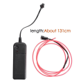 Miniatyrbillede 6 af 10: 131cm Scooter Ambient Light Battery Powered Rope Lights - Red Red