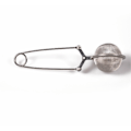 Miniatyrbillede 2 af 5: Stainless Steel Snap Mesh Tea Ball Infuser Filter Silver