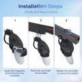 Miniatyrbilde 6 av 7: DEVASO For Meta Quest 3 VR Gaming Pistol Skytespillhåndtak Black