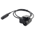 Pikkukuva 5 / 7: Baofeng UV-9R UV-9R Plus UV-XS Ham Radio Walkie Talkie U94 PTT kuulokesovittimelle Black
