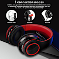 Pikkukuva 9 / 9: Langattomat Hifi-korvakuulokkeet Bluetooth-kuulokkeet - Punainen+musta Red