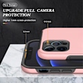 Miniatyrbillede 5 af 7: iPhone 14 Pro Fingerring Kickstand Hybrid Taske - Lyserød Pink