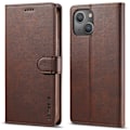 Pikkukuva 1 / 6: LC.IMEEKE Lompakkotelinekotelo iPhone 15 Dark brown