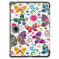 Miniatyrbilde 4 av 10: Trefoldet Stativ Tablettdeksel for OnePlus Pad - Sommerfugler Multicolor