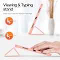 Miniatyrbillede 7 af 11: DUX DUCIS Domo iPad Air 13 (2024) Trefoldet stativ - Pink Pink
