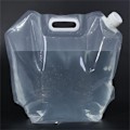 Miniatyrbild 1 av 8: hopfällbar vattenbehållare Nöd Överlevnad Vattenförvaring - 10L Transparent