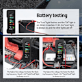 Miniatyrbillede 4 af 10: Batteritester 6-LED bilfejltester Batterikontrol Billastbil Motorcykel Black